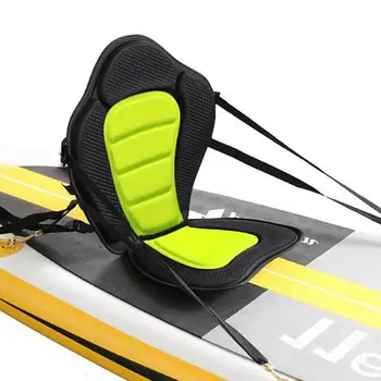 Сиденье для гребли на веслах, универсальное сиденье с подкладкой из пены EVA для каяка, удобное сиденье с регулируемыми ремнями для рыбалки на каноэ